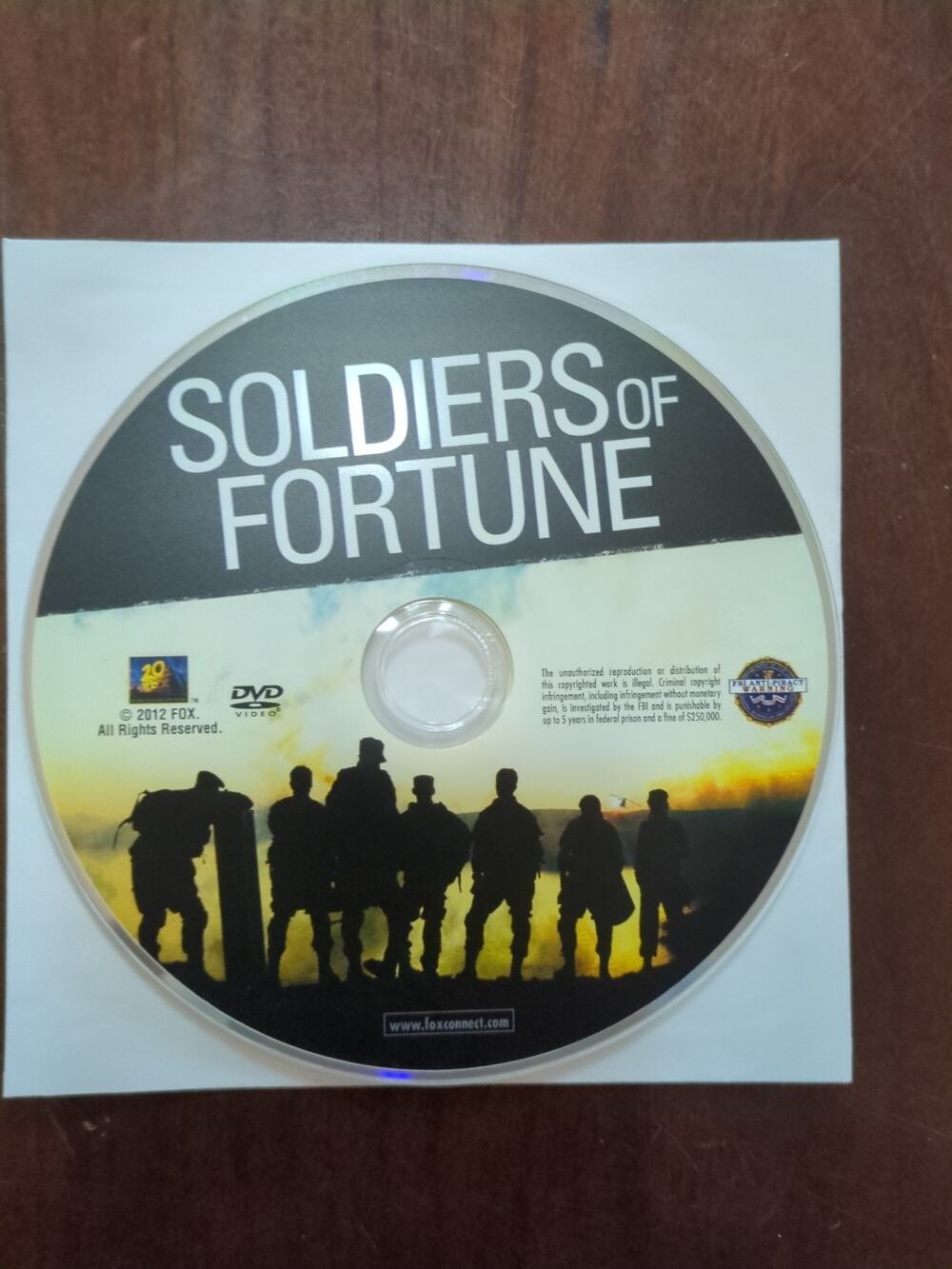 Soldiers of Fortune DVD disc only